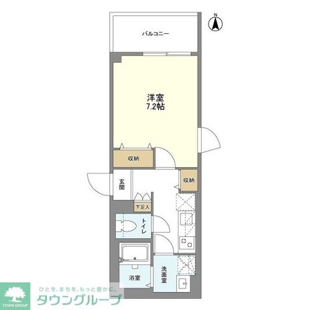 ウェルスクエア笹塚IIの物件間取画像